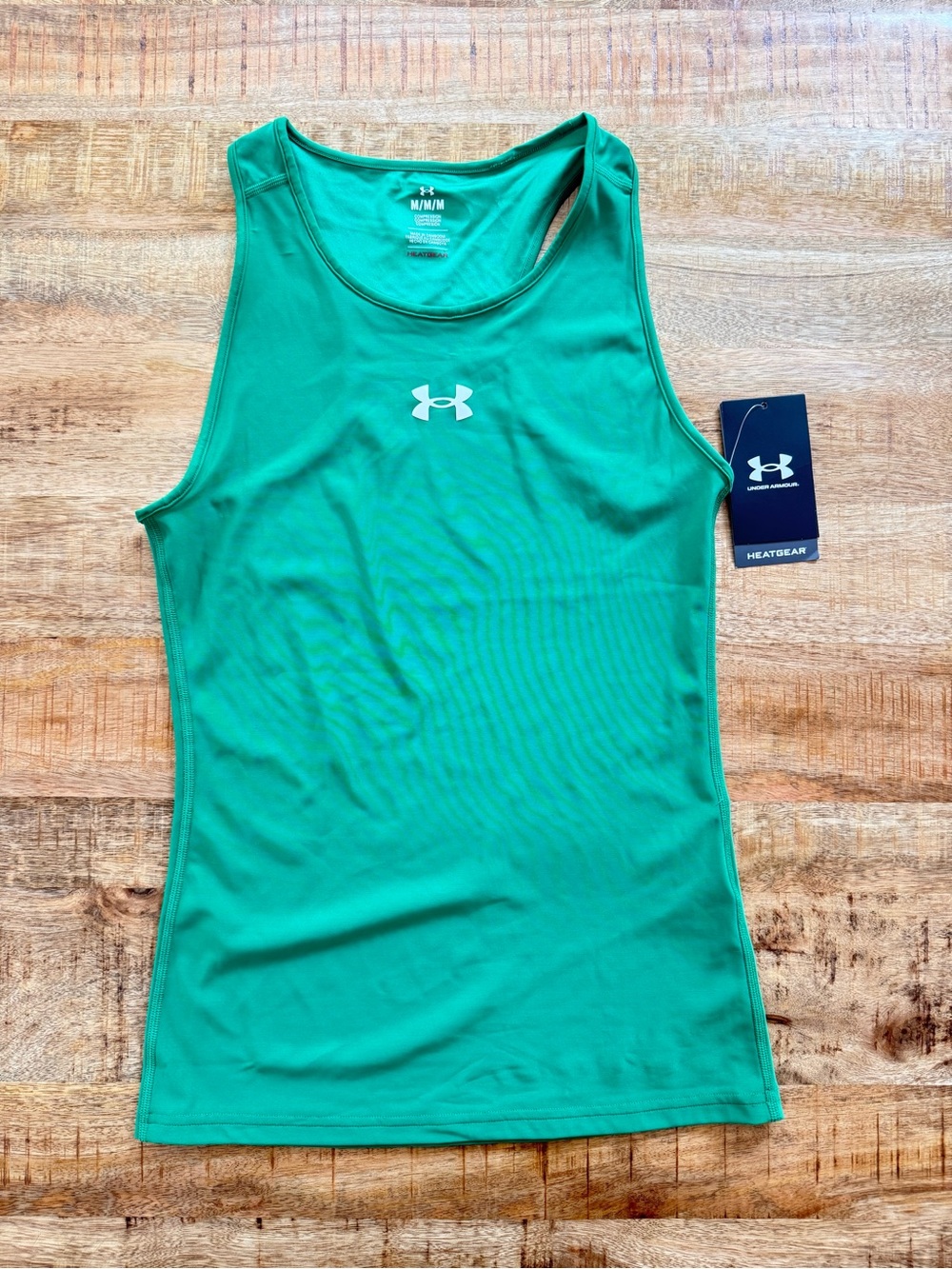 NWT Under Armour HeatGear Compression Tank Top Kelly Green Women’s Medium